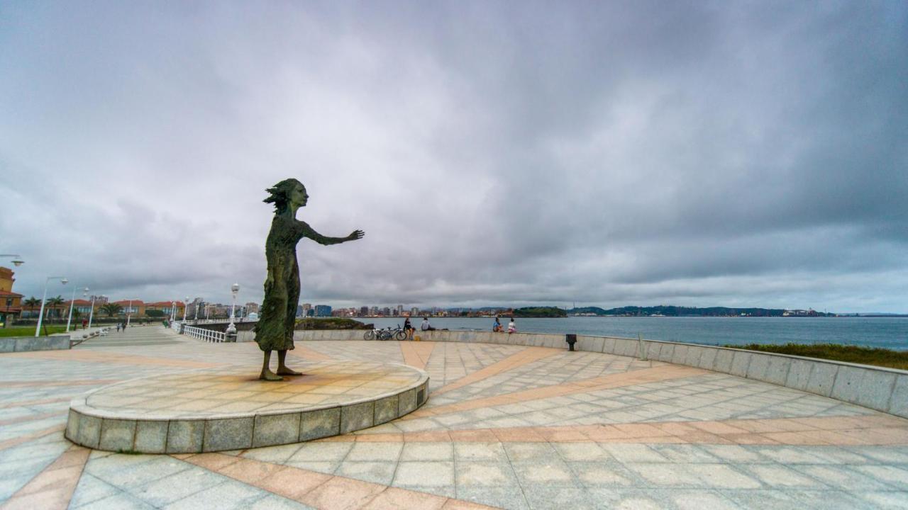 La Siete De San Lorenzo Gijón Extérieur photo